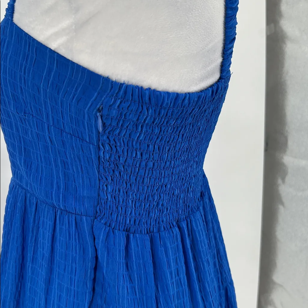 Dear John Blue Tiered Smocked Sundress Sleeveless Summer Dress Size XS - Image 8