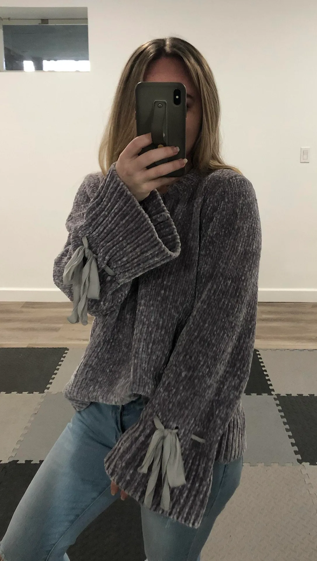 Oversized Sweater Purple Size L - Image 2