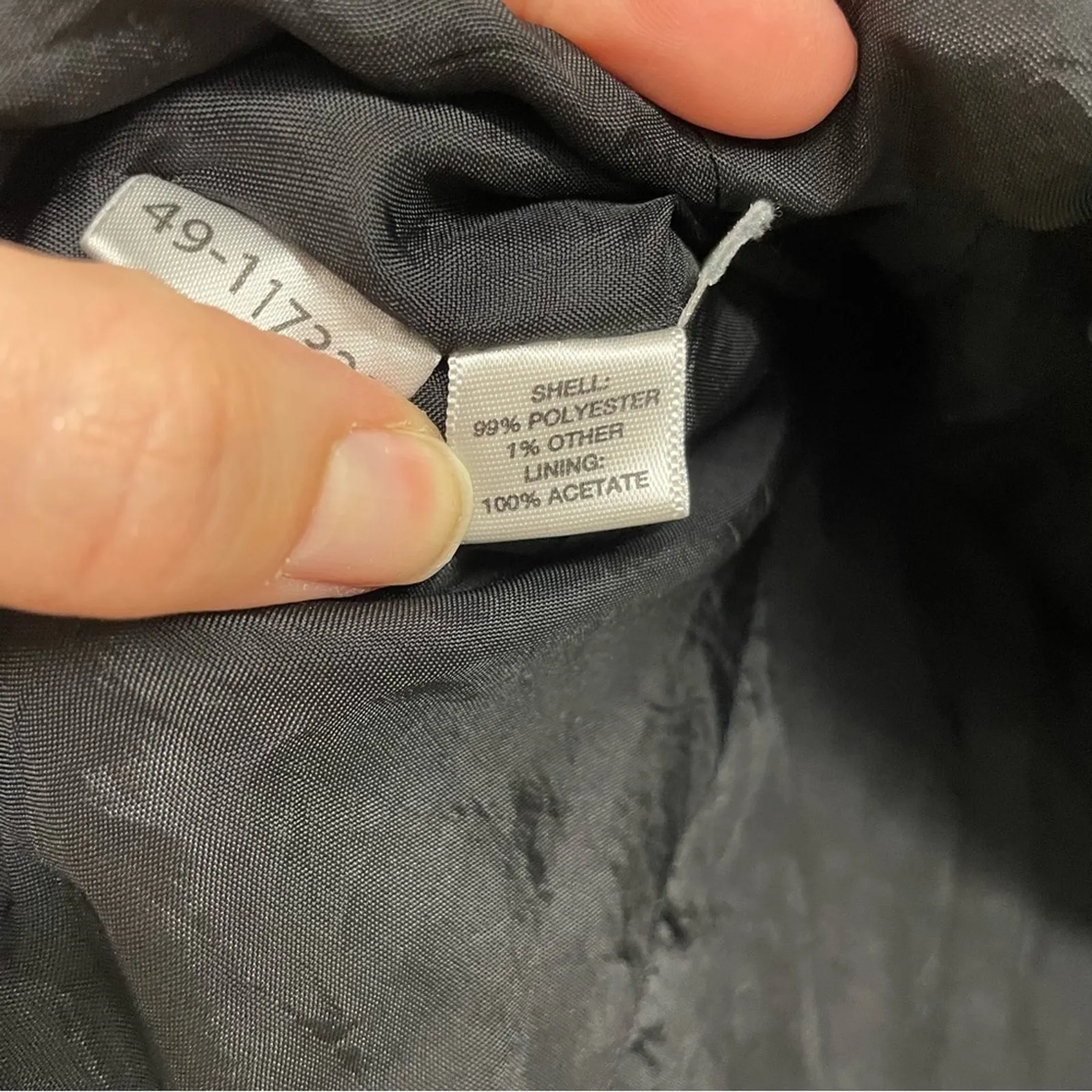 Loft Black Pin Stripe Classic Womens 2 Button Blazer Jacket Womens 4 Academia - Image 7