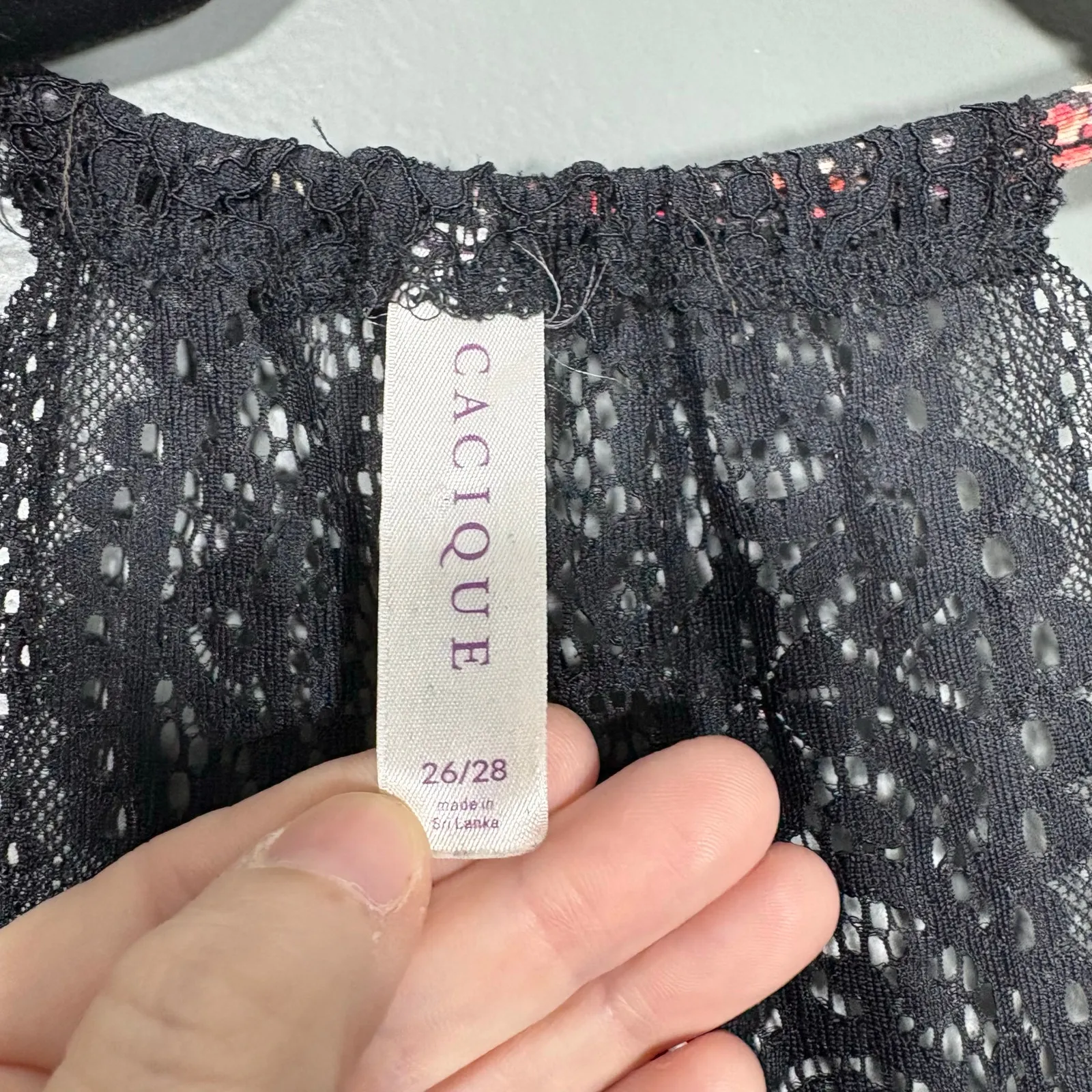 Cacique Floral & Lace Cottagecore Babydoll Chemise - 26/28 - Women's Plus Size - Image 5