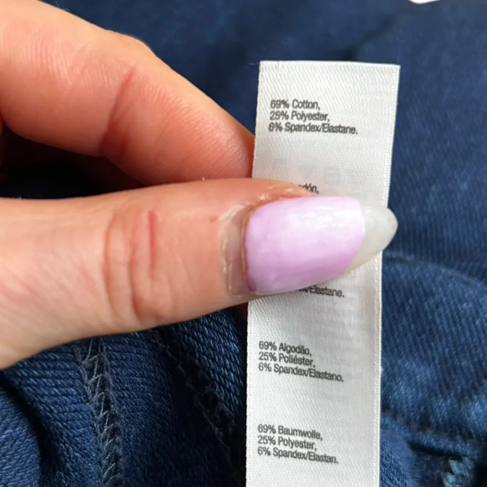 Spanx The Slim-X Super skinny Jeans Jegging High Waisted Blue Denim Dark Wash 29 - Image 11