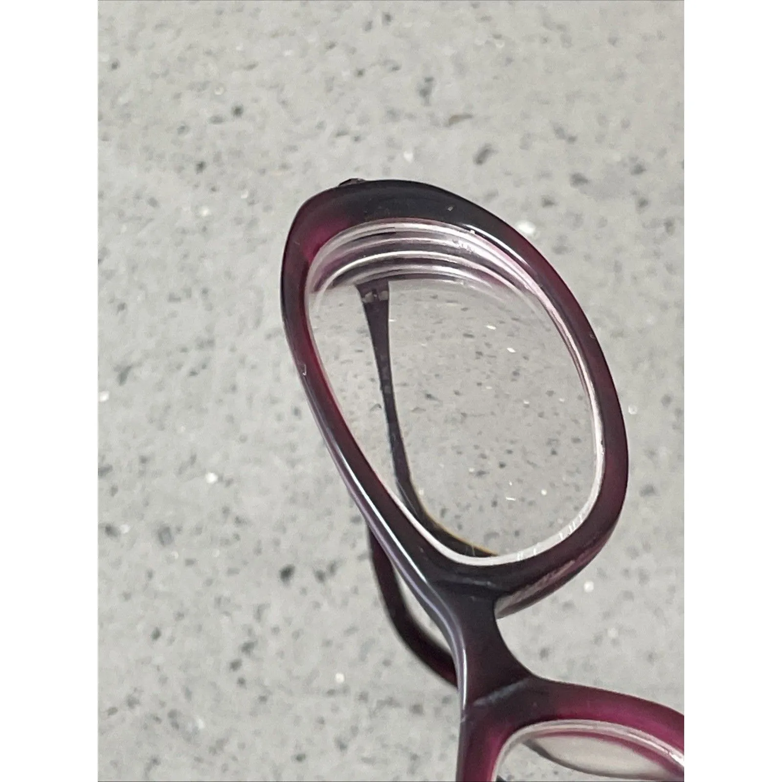 Originale JONES NEW YORK J208 Eyeglasses Frames ONLY  PLUM 48-16-135 - Image 15