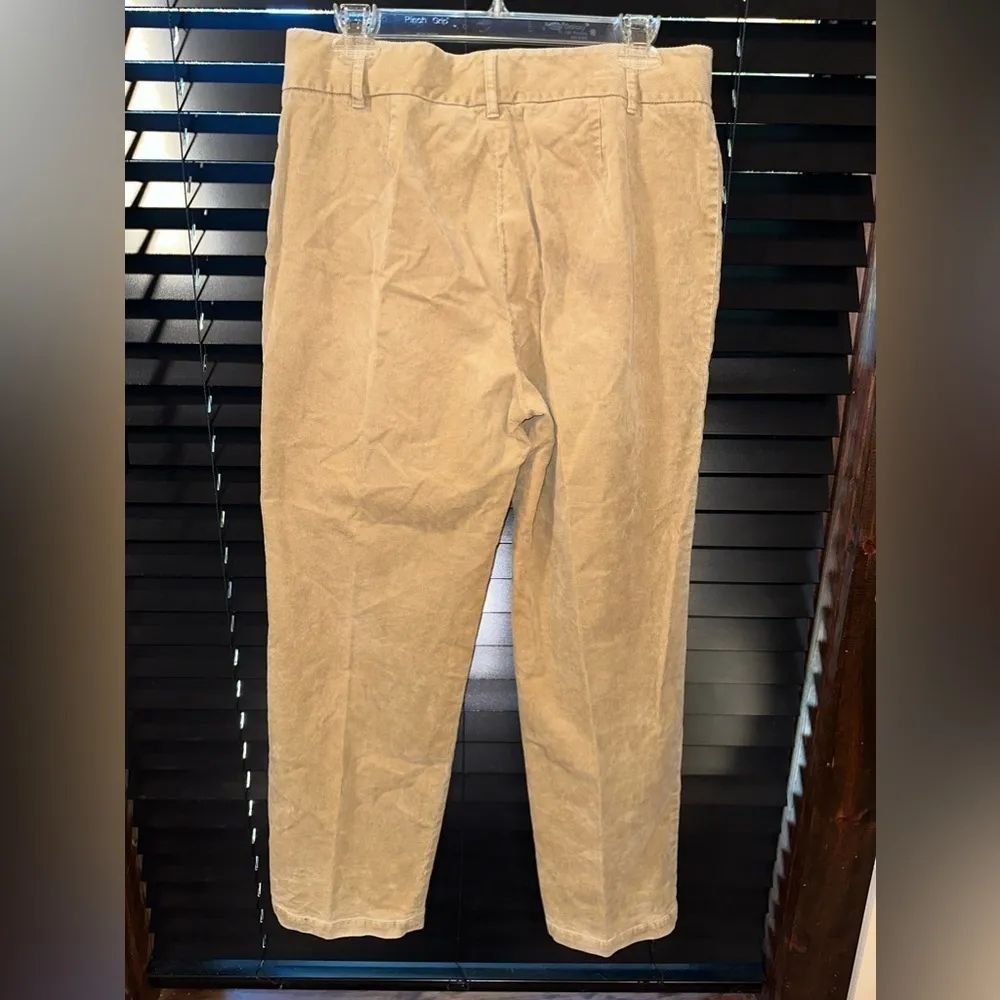 EUC Josephine Chaus  corduroy Sport pants size 12 mustard color - Image 3