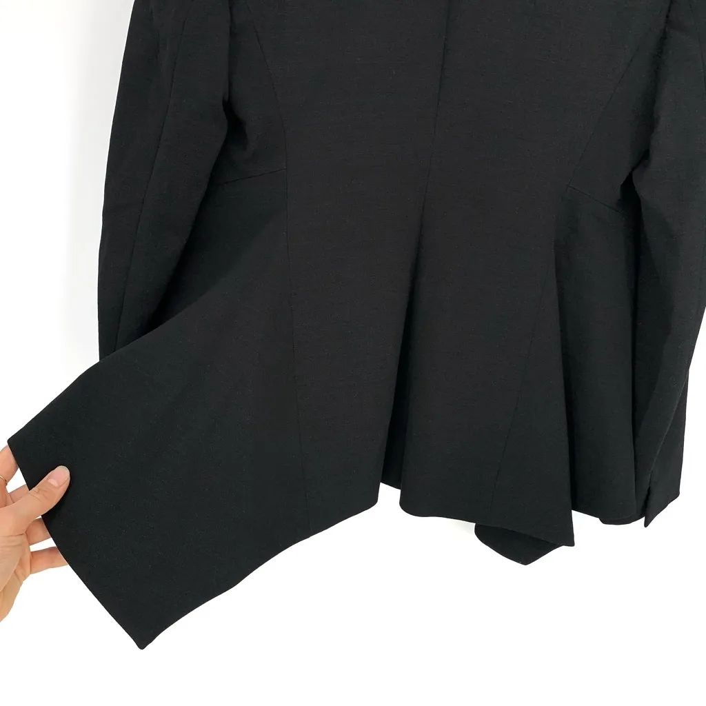 Stella McCartney  Puplum Wool Blazer Black 42 - Image 10