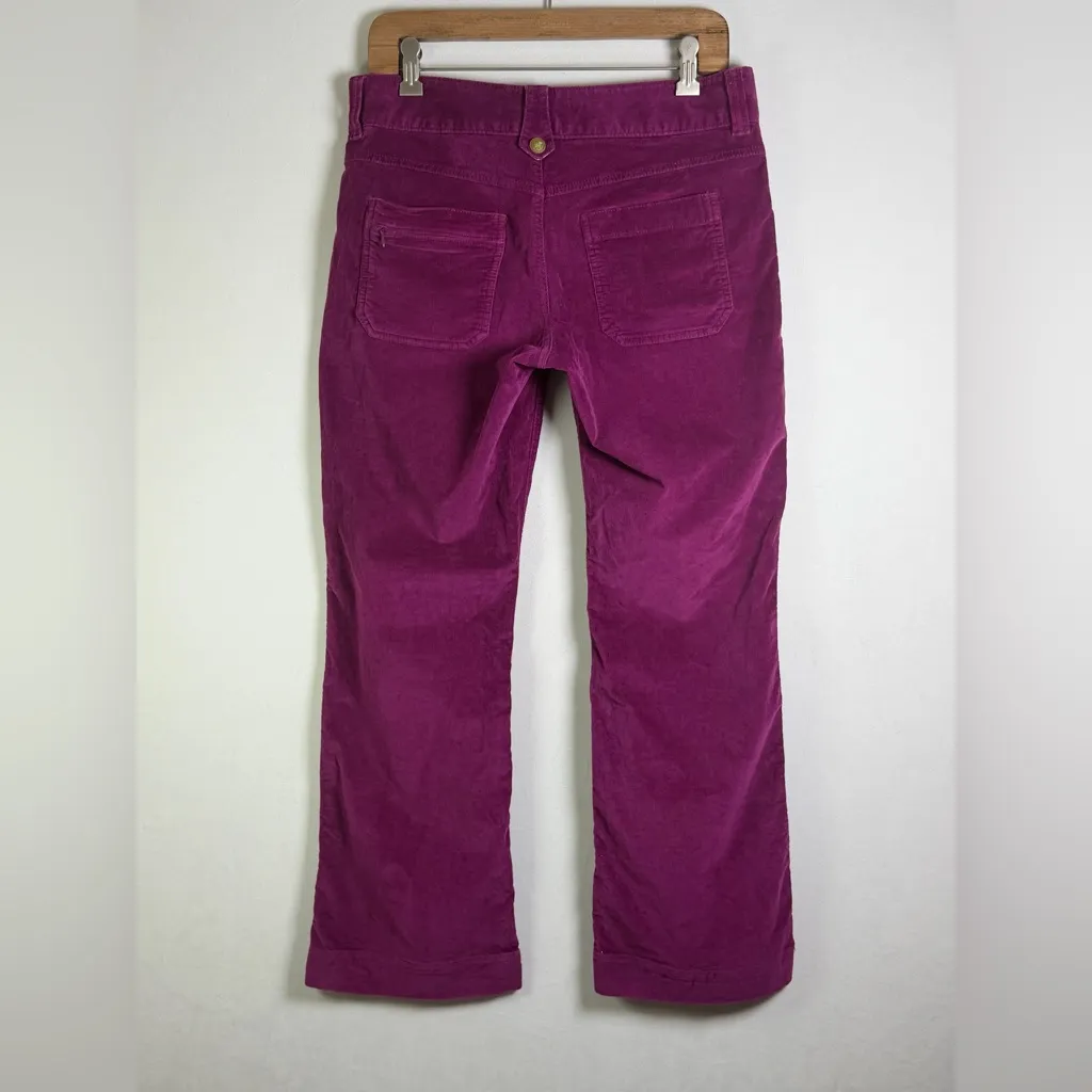 Athleta Women’s Loveland Corduroy Pant Raspberry Low Rise Stretch Cord Size 6P - Image 5