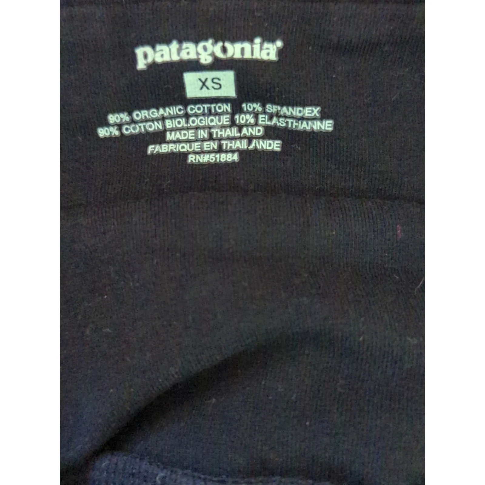 Patagonia Black Organic Cotton Halter Top Womens Size XS Backless Active Sports - Image 5