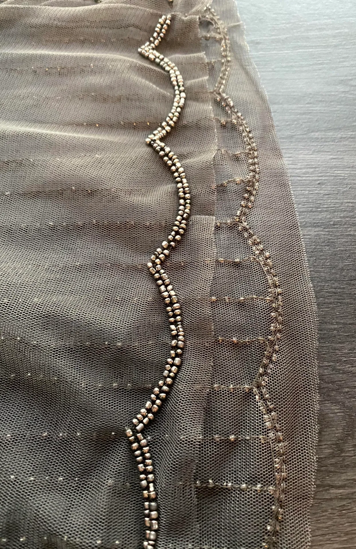 Wet Seal Sheer Beaded Crop Top - Image 8