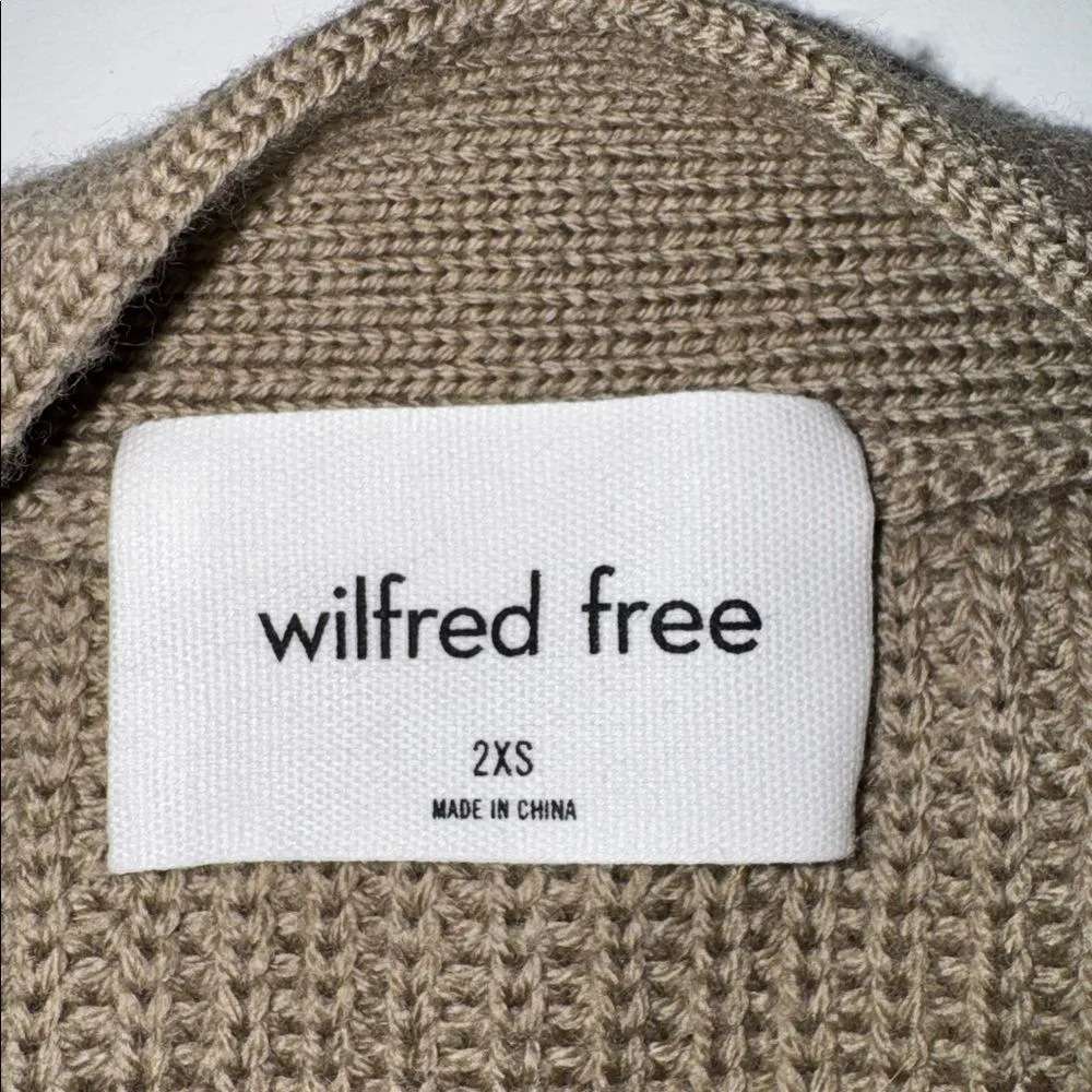 Wilfred Free UNWND Rourke Open Drape Cardigan Sweater, NWT, Size XXS - Image 8