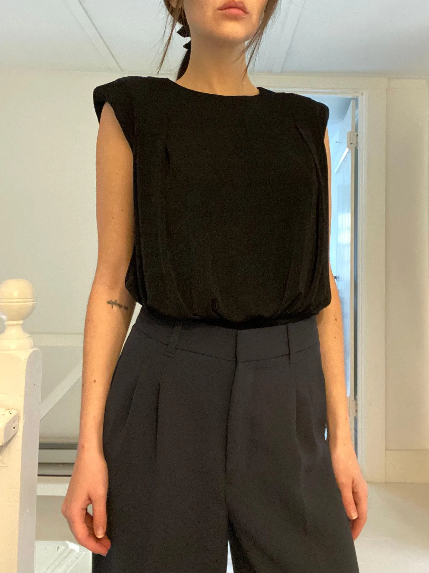 / Revolve Evanna Blouson Bodysuit - Image 3