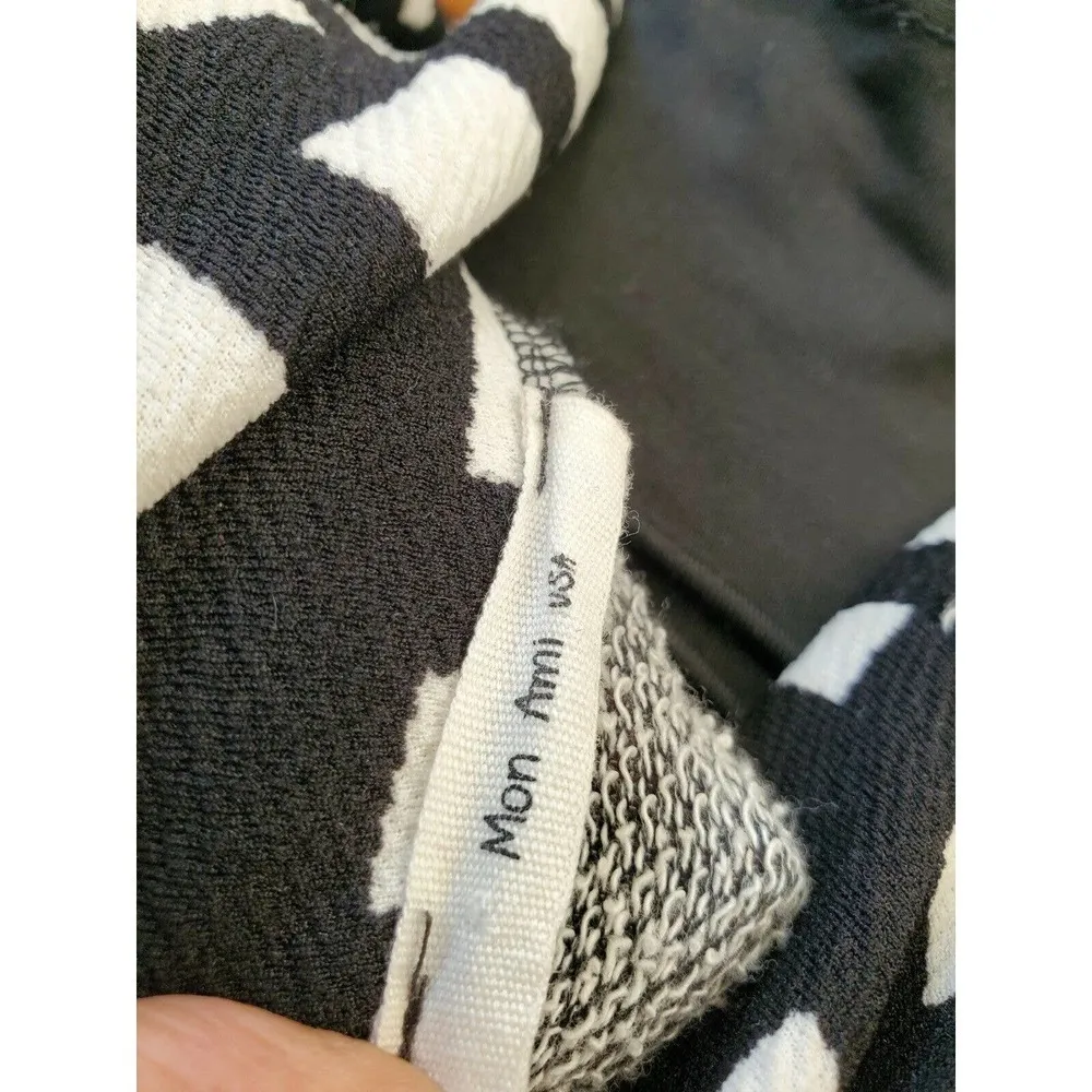 Mon Ami Women's Gray Polyester Long Sleeve Cowl Neck Knee Length Dress Size M Size M - Image 7