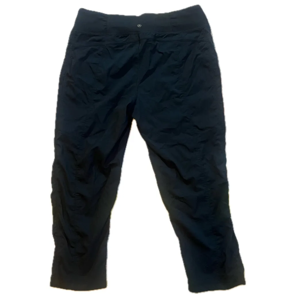 Prana Black Capri Activewear Pants Medium - Image 2