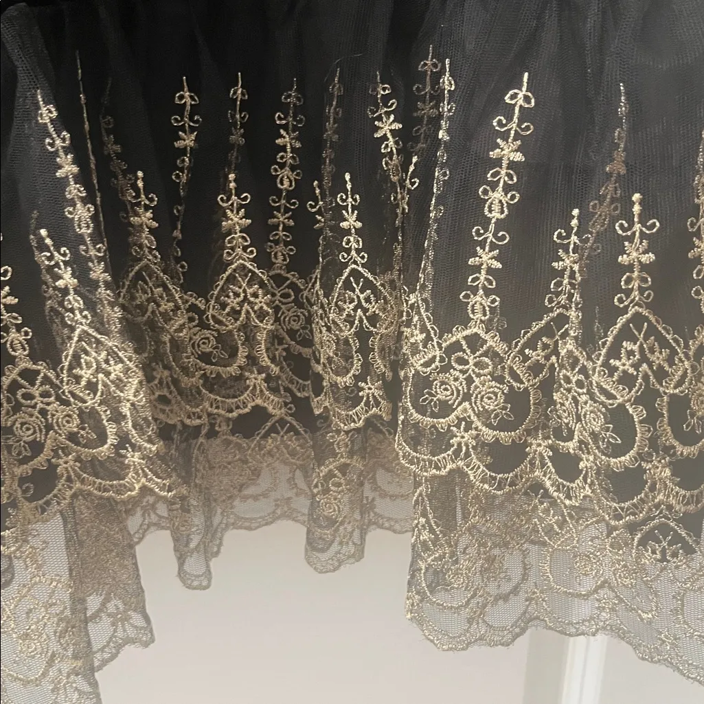 NWT Pomander Place Tuckernuck Velvet Maxi Lilith Dress Black Formal size large - Image 11