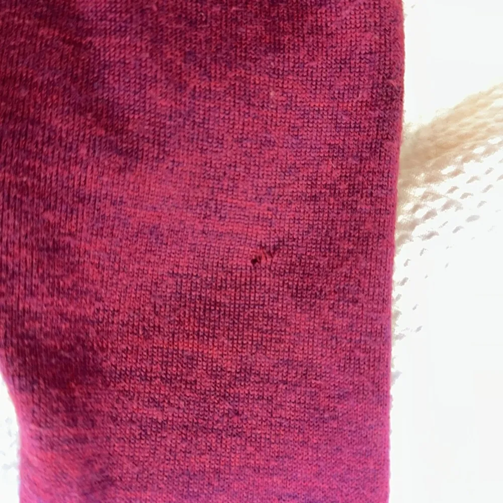 Tory Burch cardigan merino wool magenta sz XS - Image 6