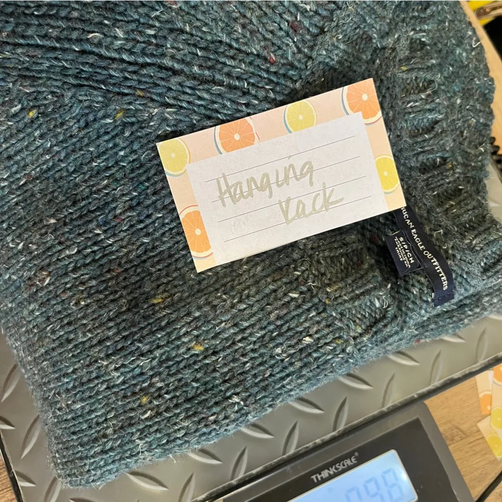 American Eagle Sweater Dress Womens Size Small Green Above the Knee Silhouette - Image 12