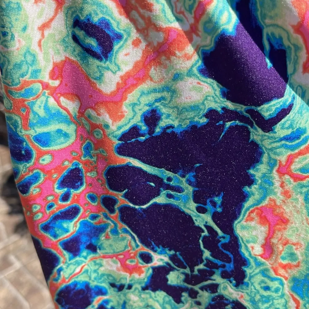 Vibrant Soffe Athletic Leggings Performance Capri Pants S - Image 3