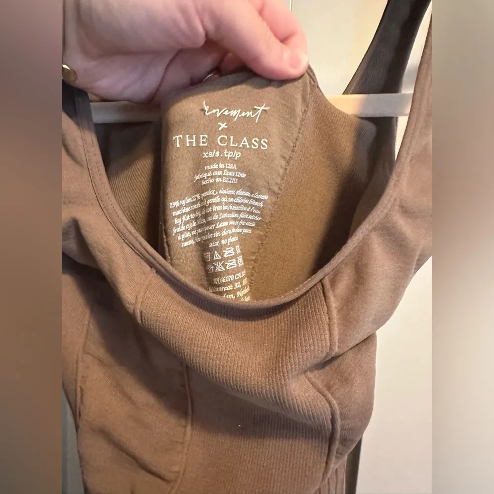 NWOT Free People Good Karma Flared Onesie in mushroom. $128 retail Brown Size undefined - Image 6