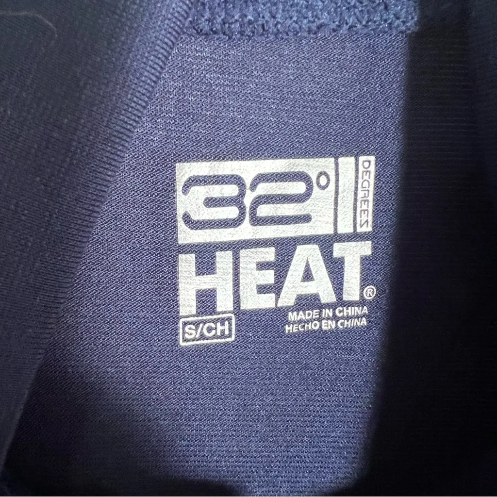 32 Degrees Cozy Heat Mock-Neck Top Navy Blue S - Image 9