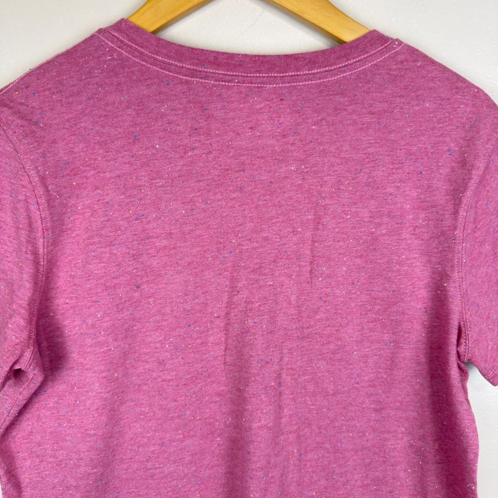 Carhartt Women’s Pink T‑Shirt Size M Relaxed Fit Hardworking People - Image 6