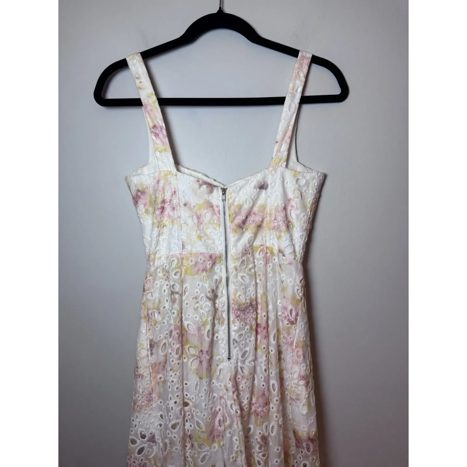 Bardot Women's Lilah Corset Midi Dress Floral Eyelet Sz XS NWT $189 - Image 15