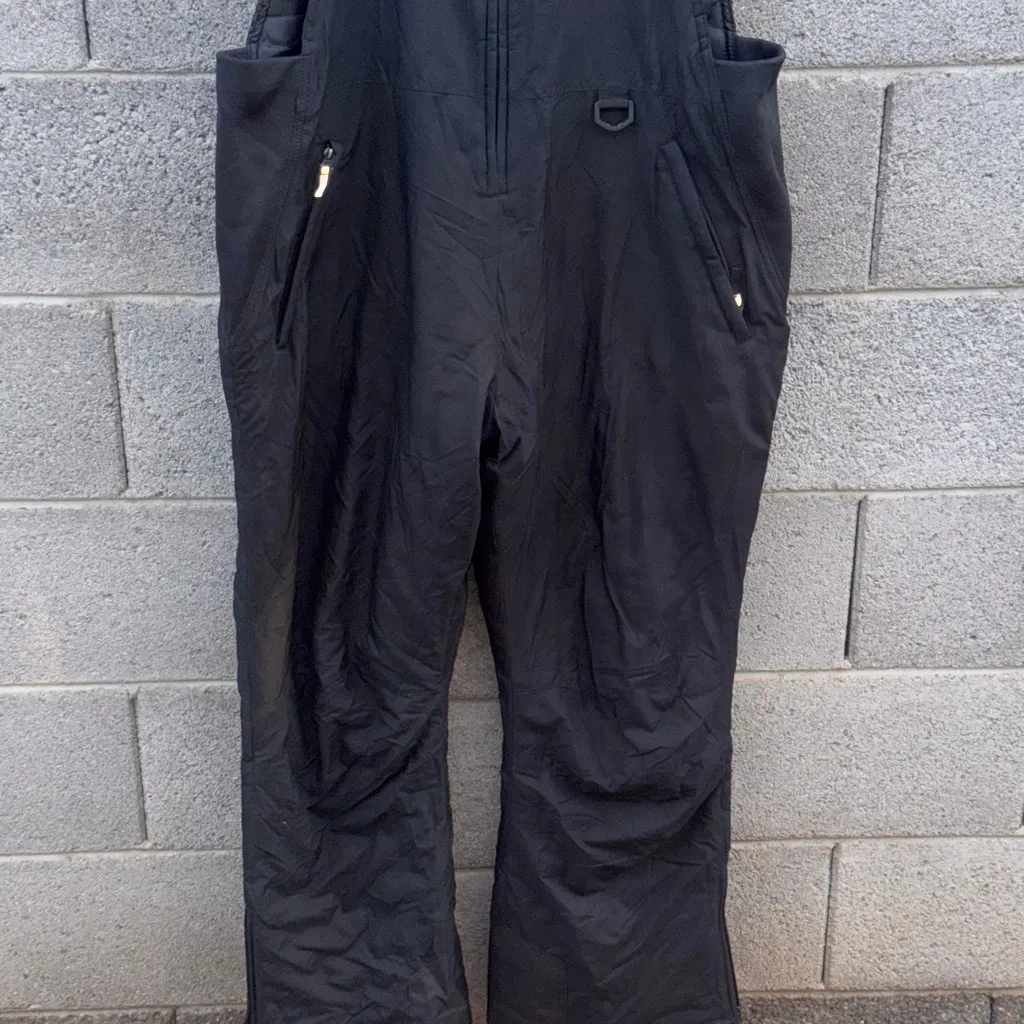 NET Arctic Quest Black Ski Bib SNOW Bib Overalls XL - Image 3