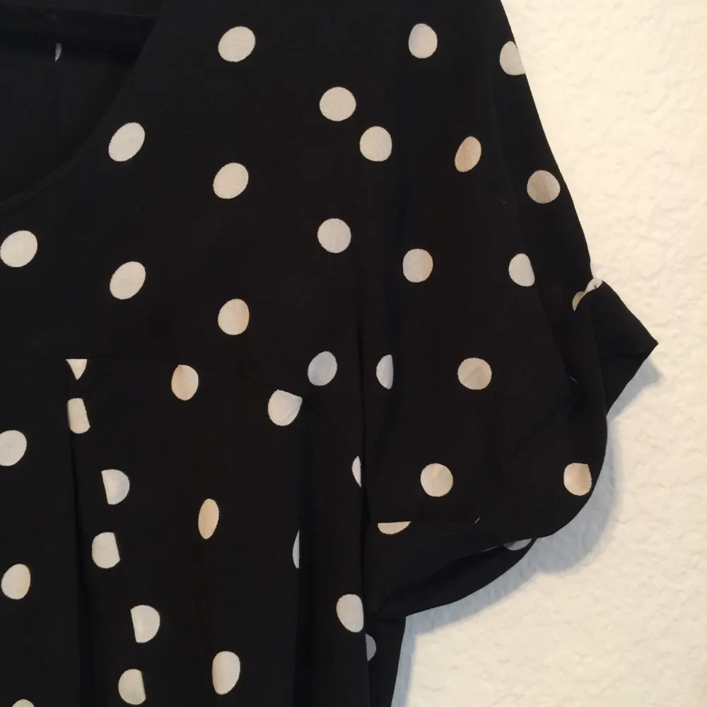 Anthro Holding Horses Black Polka Tunic Dress - Image 6