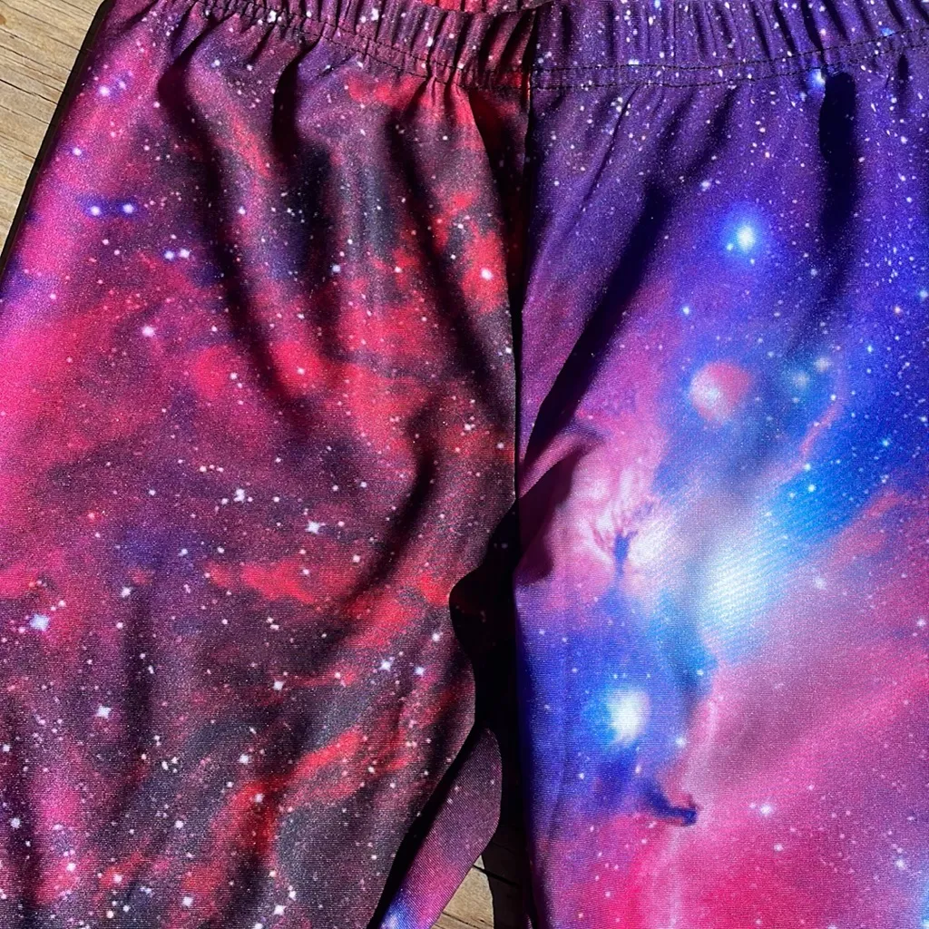 Galaxy Print Leggings Small - Image 2
