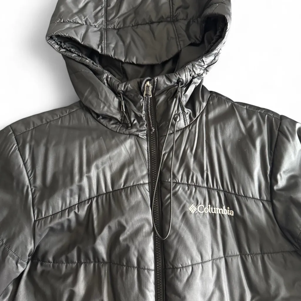 Womens Columbia Pro Interchange Athletic Winter Jacket Size Small Black - Image 3