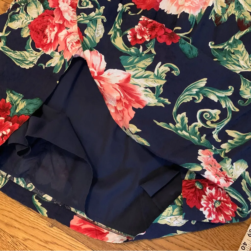Floral print two piece midi skirt size M - Image 10