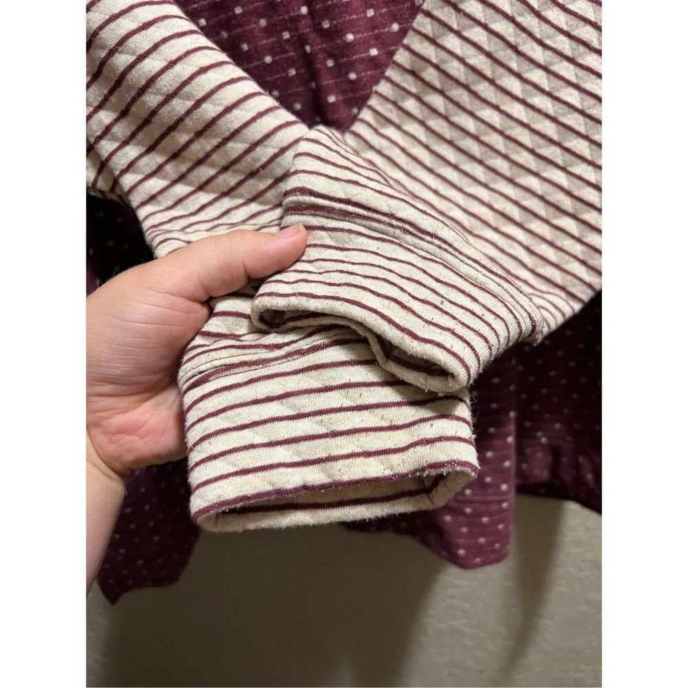 Maurices Multicolored 1/4 Zip Top Woman’s Size XXL  FLAWS - Image 16