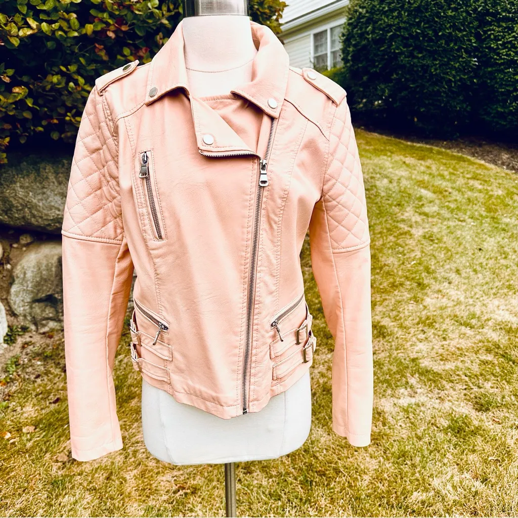 Ci Sono  Cavalini 100% vegan leather moto jacket - Image 4