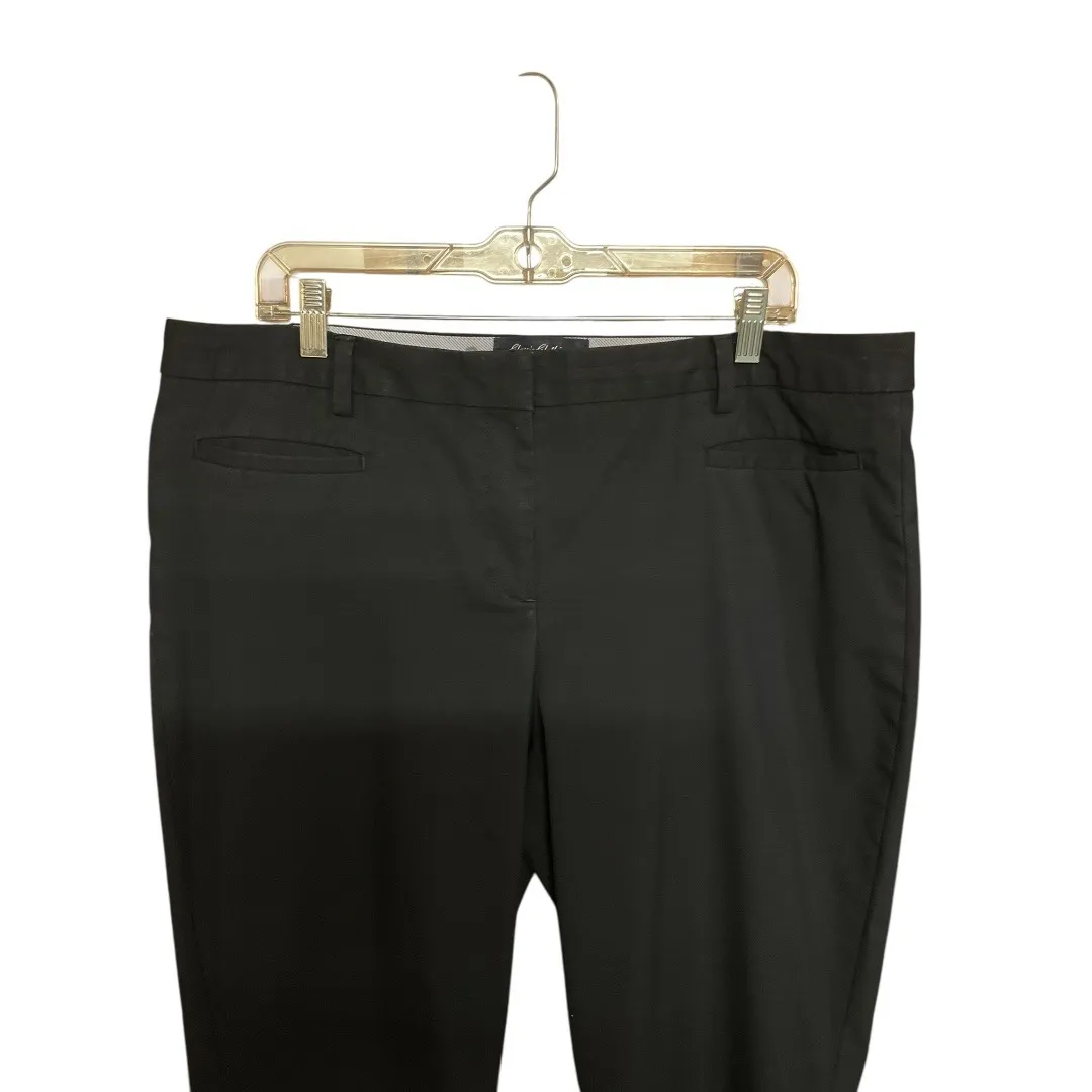 Lands' End Bootcut Mid Rise Trouser Leg Stretch Work‎ Casual Pants Blue Size 16 - Image 5