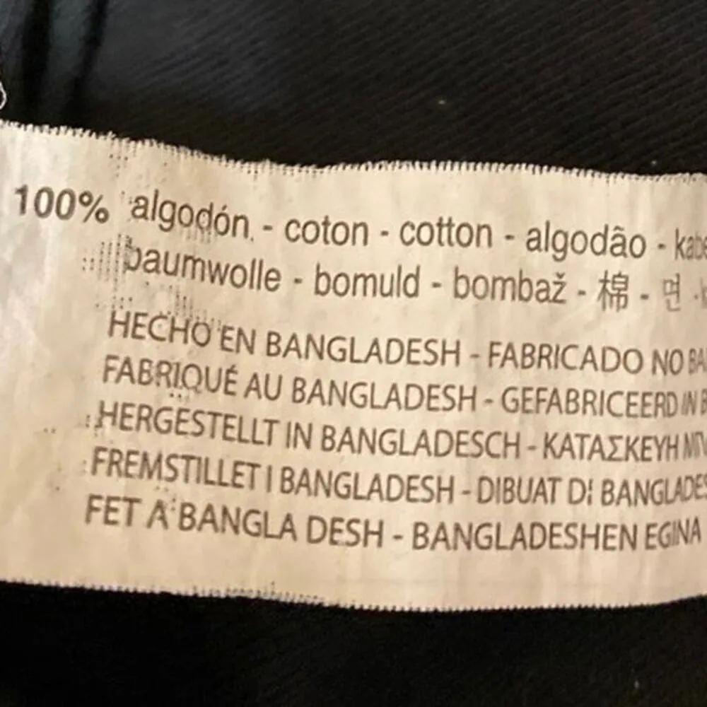 Zara Women's Black Short Sleeve Twist Front Crew Neck Crop T Shirt Tee Top Sz M - Image 4