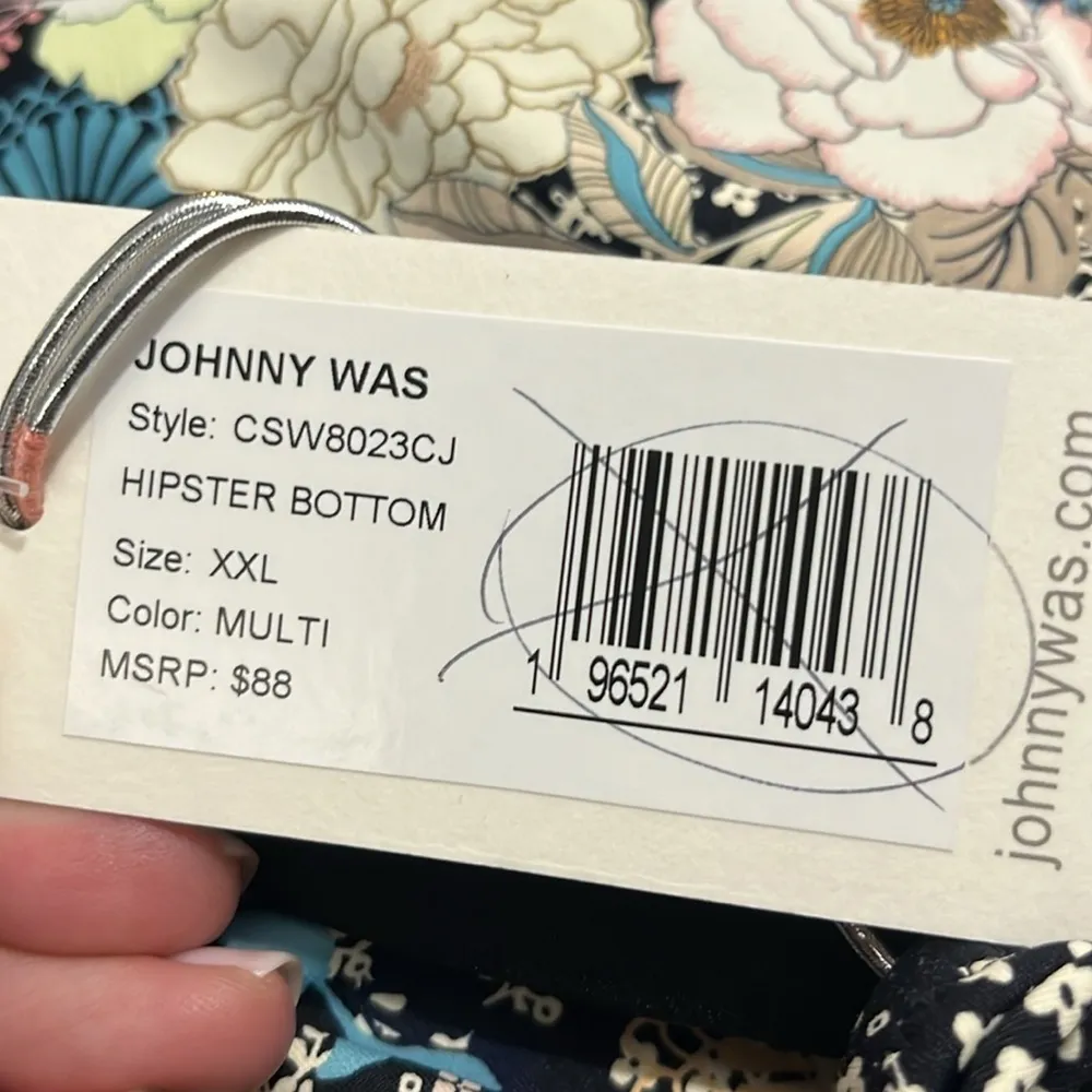 Johnny Was Mila Bikini Bottom Size XXL NWT - Image 9