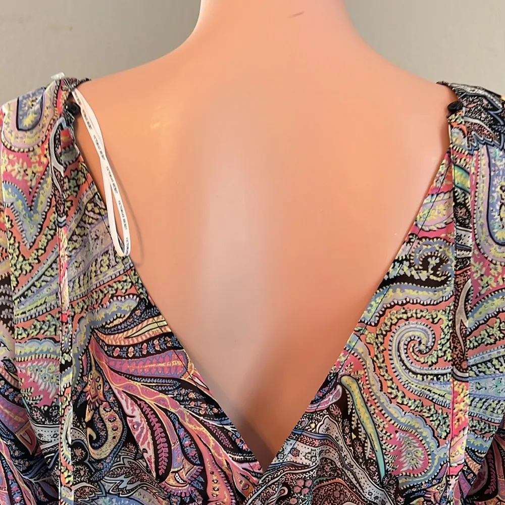 Victorias Secret Boho Paisley Coverup Maxi Dress MULTICOLOR SMALL #130 - Image 8