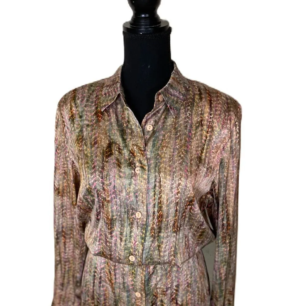 #320 ALEXIS Ciandra Button Front Mini Dress - Image 2