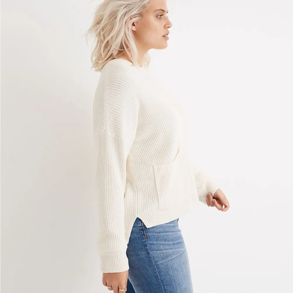 Madewell Patch Pocket Pullover Sweater Size XS - Image 2