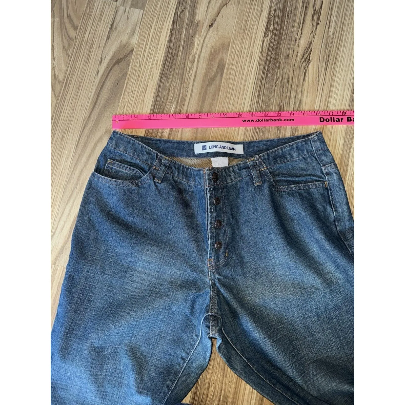 GAP Long and Lean Y2K VTG Stretch Jeans Low Rise Women's Sz 14‎ Bootcut - Image 8