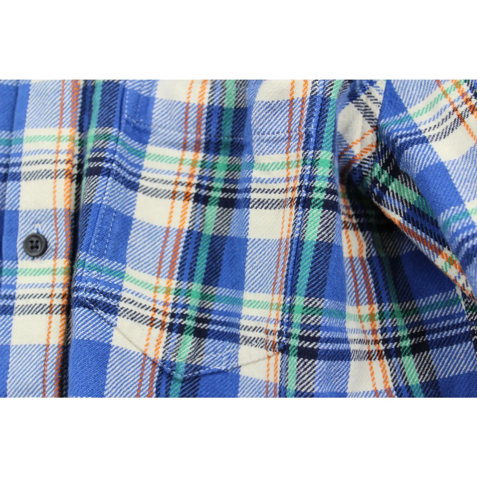 Madewell Slim Button‎ Down Boyshirt in Tulsa Plaid Size Medium Style E0335 - Image 5