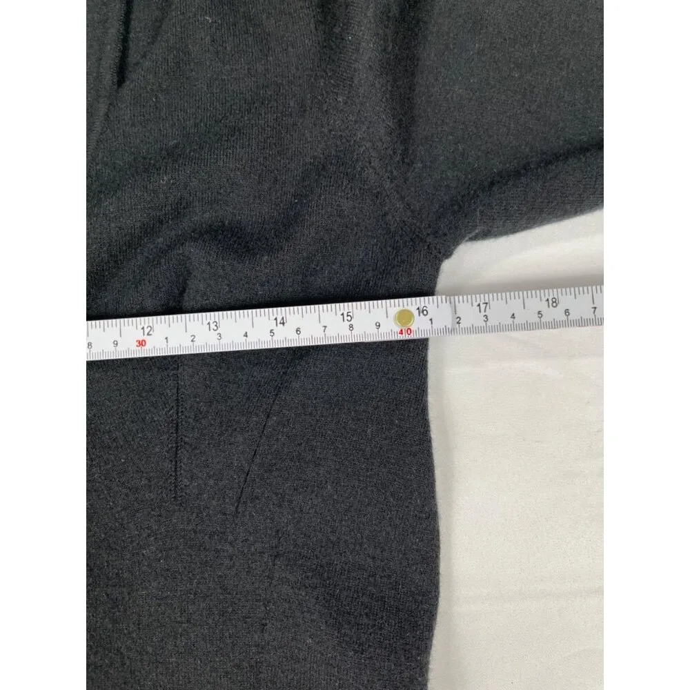 Versace Womens Black V Neck Long Sleeve Sweater Size 42 SKU 7360 - Image 6