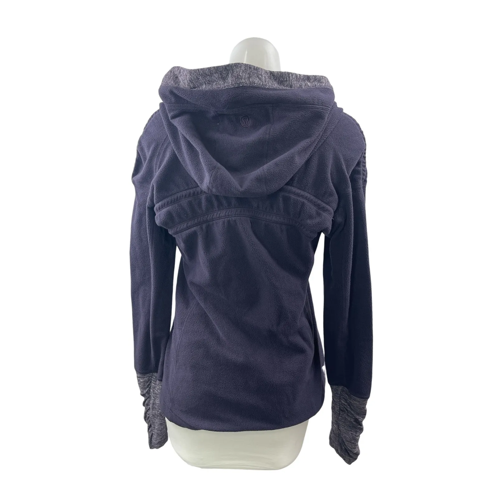 Lululemon Apres Run Pullover Women's Purple Hoodie Hooded Sweater Top Size 10 - Image 2