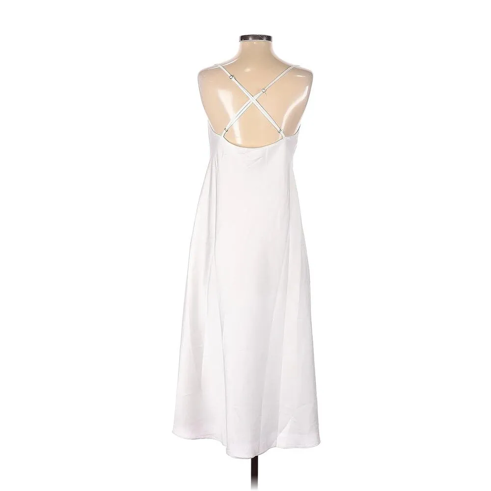 Show Me Your Mumu Verona Cowl Dress Ivory Luxe Satin S - Image 4