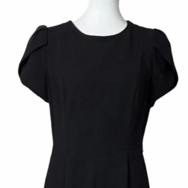 Calvin Klein Black Short Tulip Sleeve Tailored Crop Jumpsuit Women’s Size 12 - Image 7