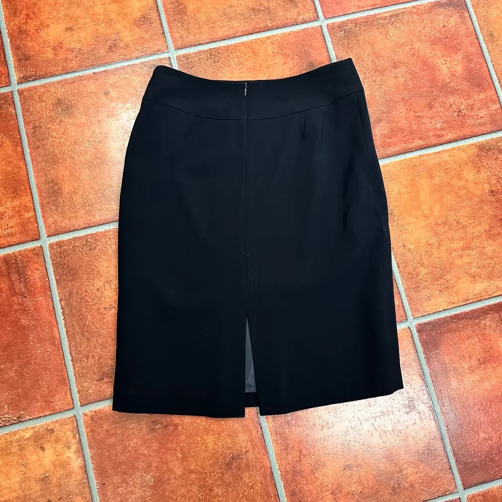 Maison 123 Un Deux Trois Black Pencil Skirt Size 6 - Image 6