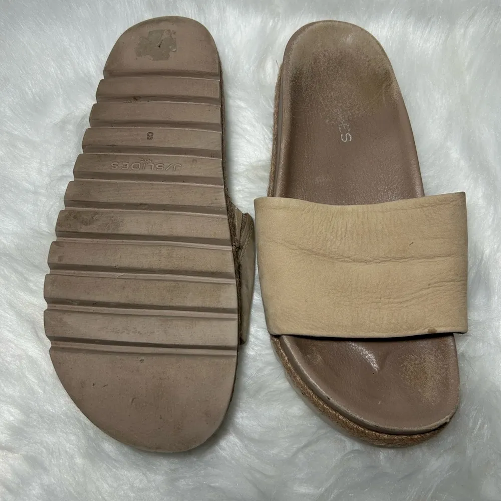 J/Slides Tan Flip Flop Sandals Size 8 - Image 7