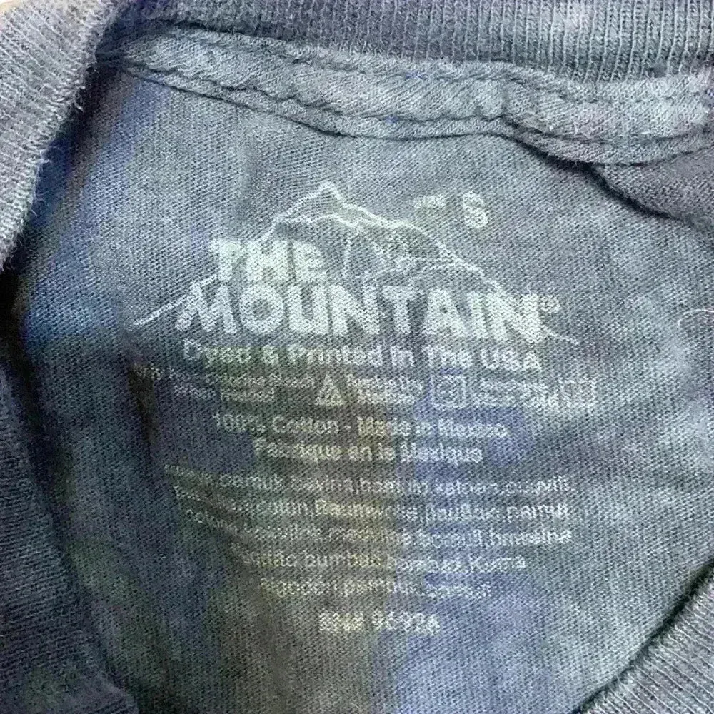 The Mountain Lab Love tie dye t shirt sz S colorful 80s hippie boho dog lover - Image 6