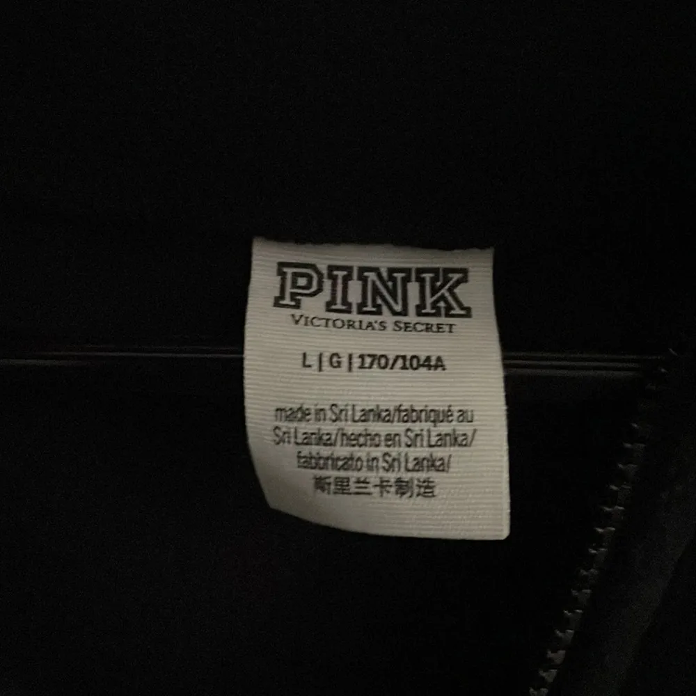 Victoria Secrets Pink Fleece zippered sweatshirt Size Large - Image 2