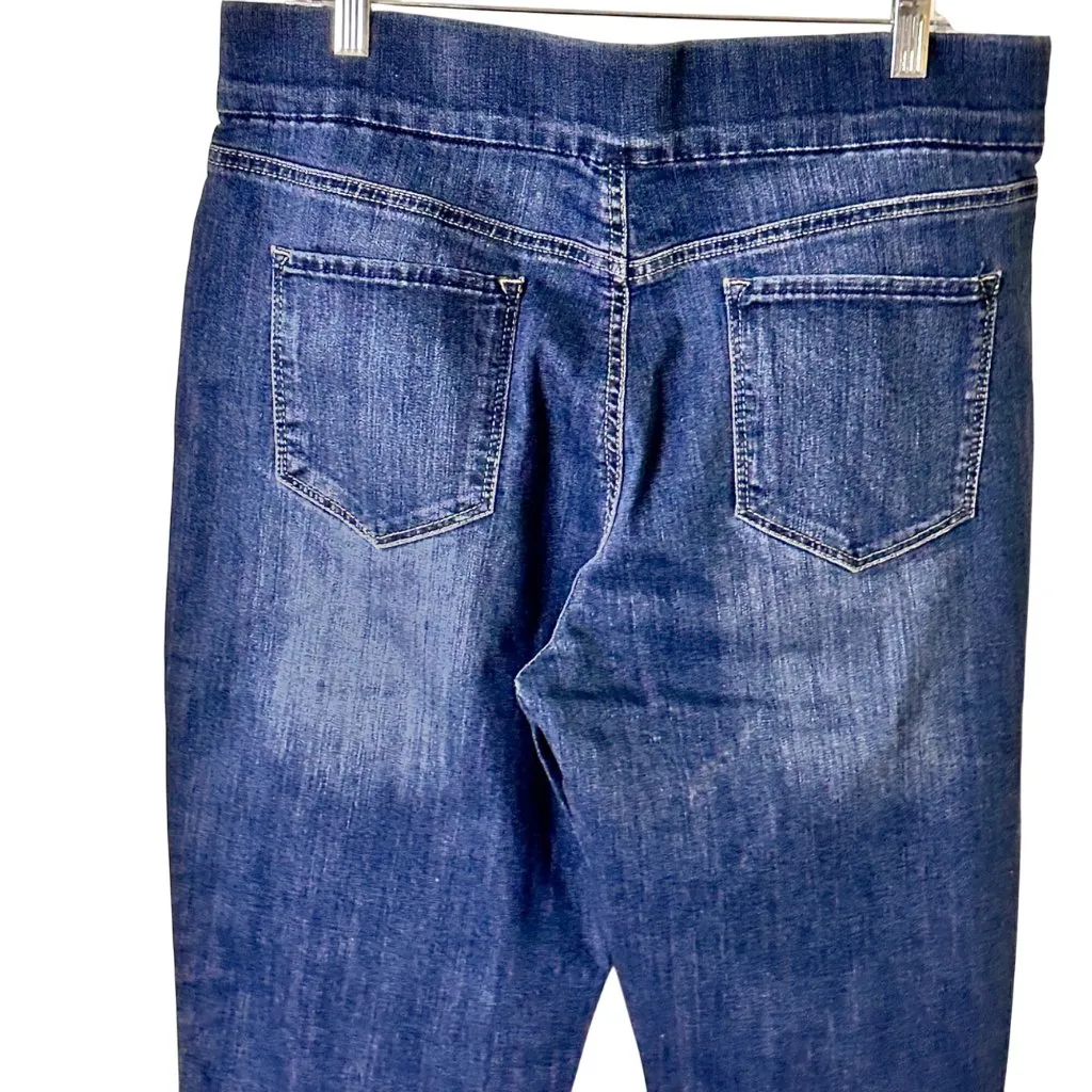 Gloria Vanderbilt 14 Avery Skimmer Denim Jeggings Stretch Bermuda Slim Fit - Image 7