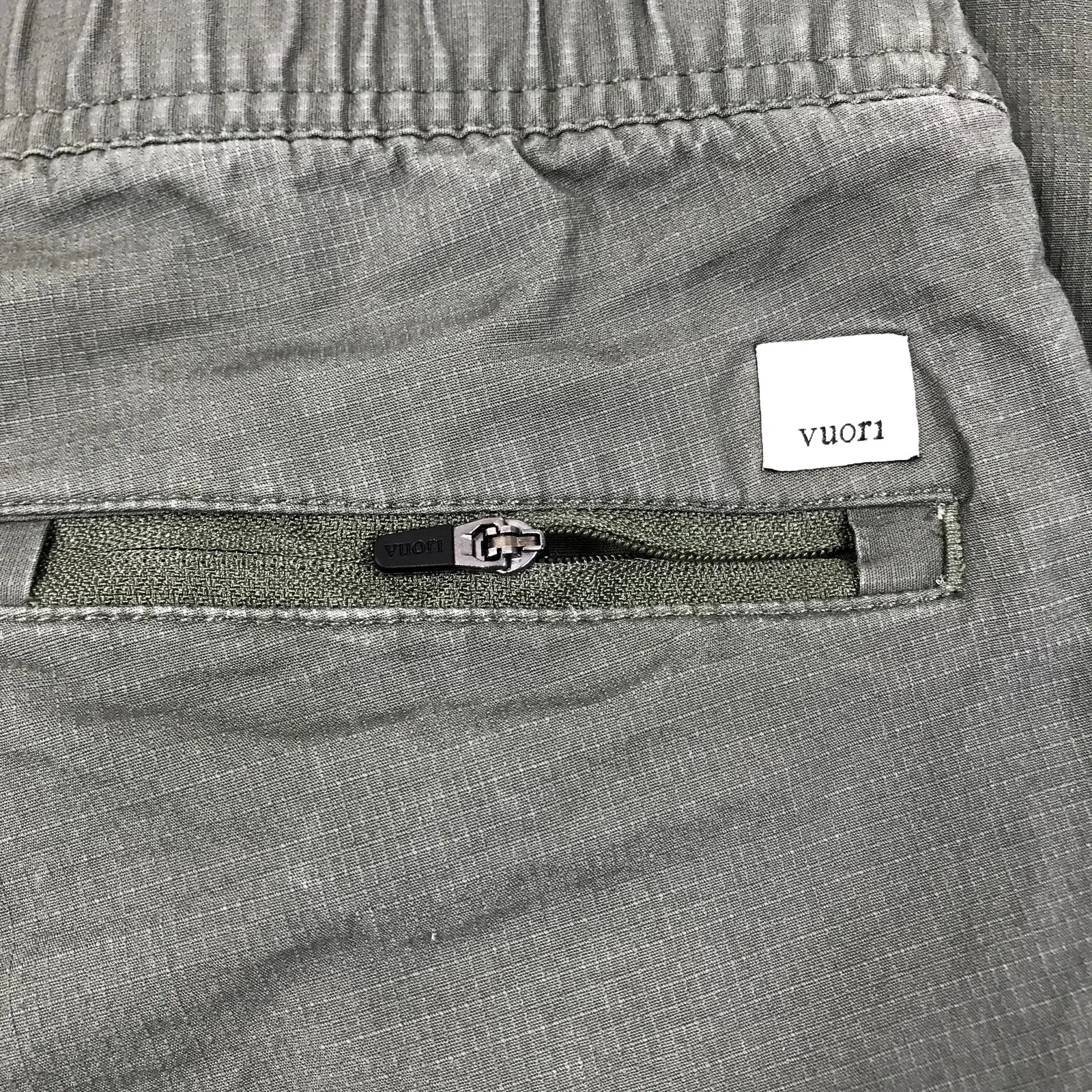 VUORI Ripstop DuraTerra Pant Women S Army Green Outdoor Hiking Travel Light EUC - Image 12