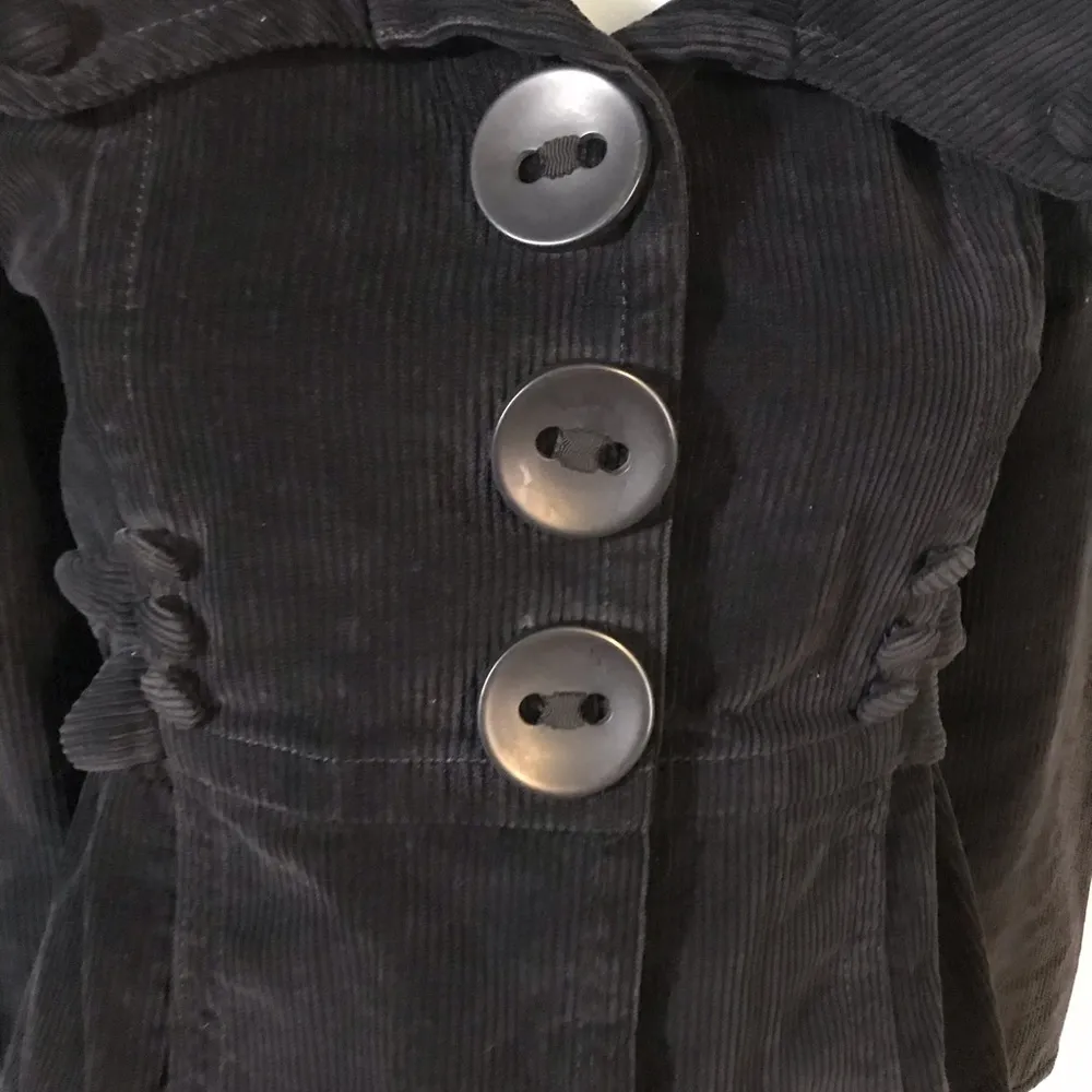 Marc Jacobs Black Corduroy Jacket sz6 - Image 4