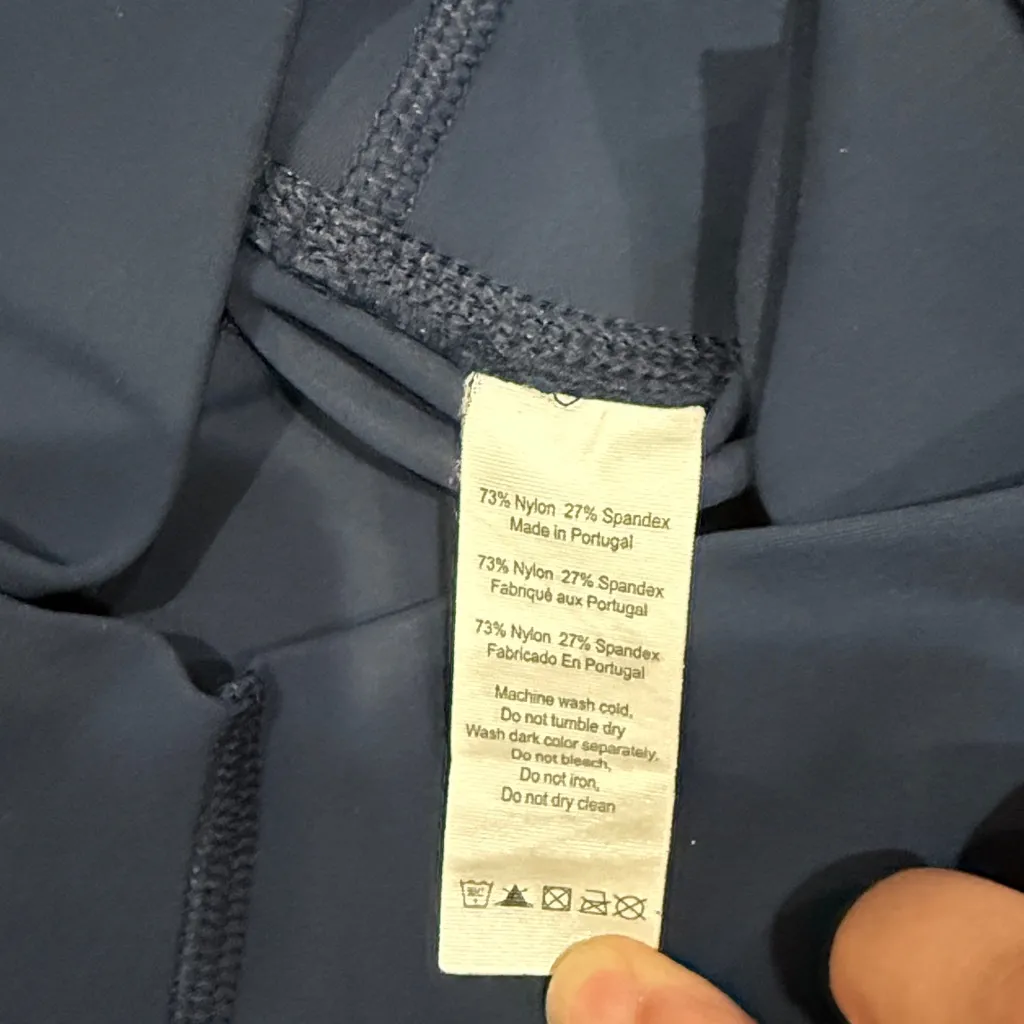 ALO Yoga Ripped Warrior Leggings Midnight Blue size S - Image 4